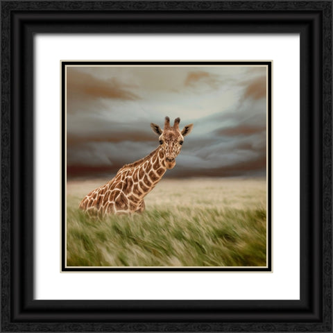 The Lookout Black Ornate Wood Framed Art Print with Double Matting by Parker, Kelley
