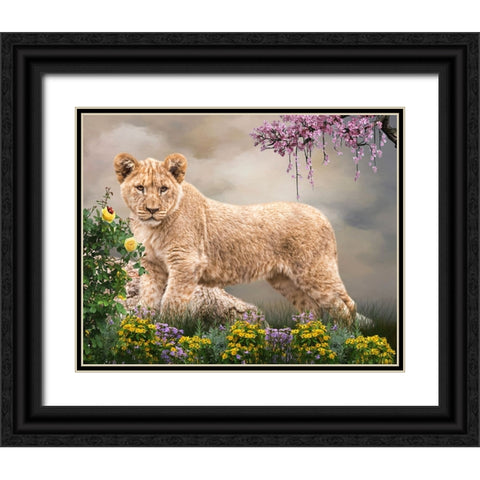 New World Black Ornate Wood Framed Art Print with Double Matting by Parker, Kelley