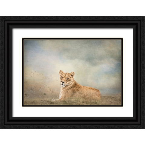 New Day Black Ornate Wood Framed Art Print with Double Matting by Parker, Kelley