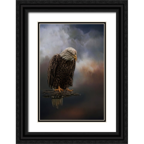Defying the Storm Black Ornate Wood Framed Art Print with Double Matting by Parker, Kelley