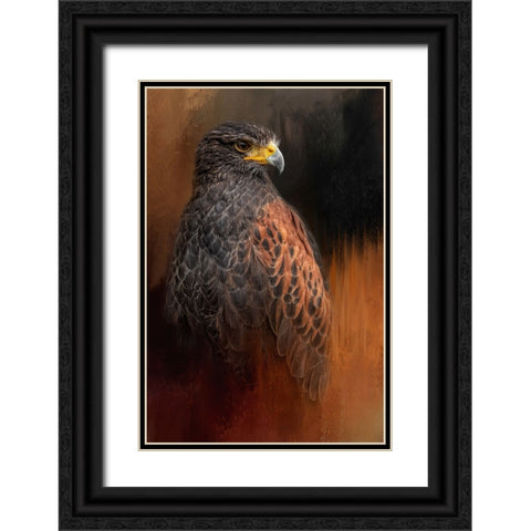 The Hunter Black Ornate Wood Framed Art Print with Double Matting by Parker, Kelley