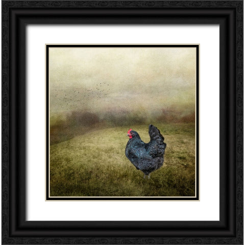 Early Morning Riser Black Ornate Wood Framed Art Print with Double Matting by Parker, Kelley