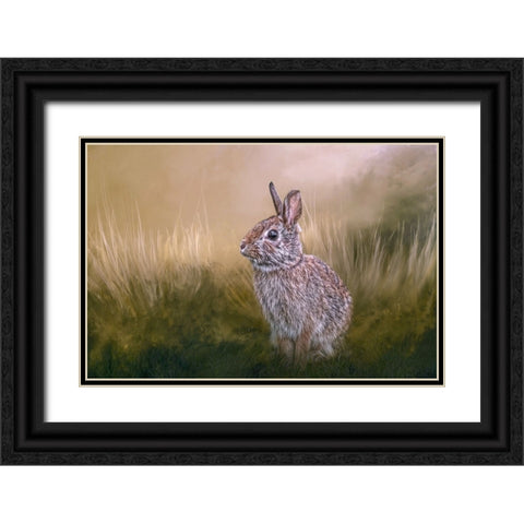 Summer Softie Black Ornate Wood Framed Art Print with Double Matting by Parker, Kelley