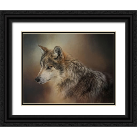 Untamed Black Ornate Wood Framed Art Print with Double Matting by Parker, Kelley