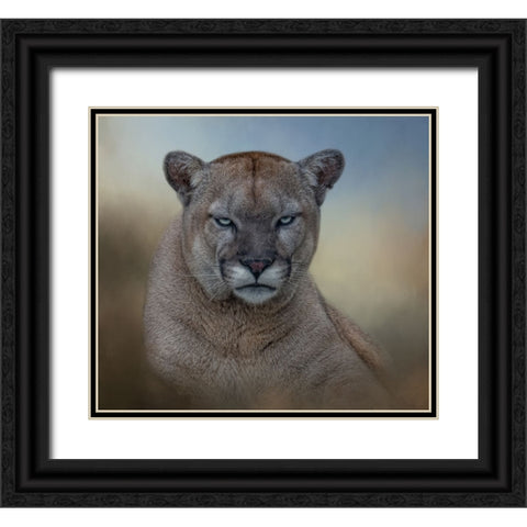 Not Amused Black Ornate Wood Framed Art Print with Double Matting by Parker, Kelley