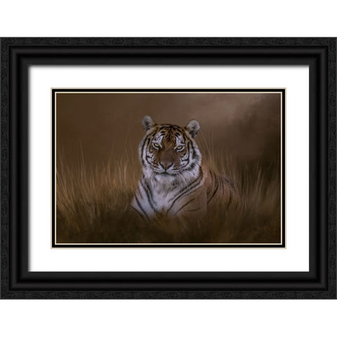 In the Depth of Your Eyes Black Ornate Wood Framed Art Print with Double Matting by Parker, Kelley