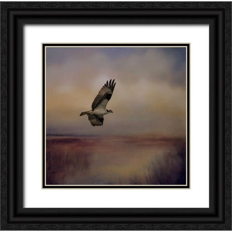 Going Fishing Black Ornate Wood Framed Art Print with Double Matting by Parker, Kelley