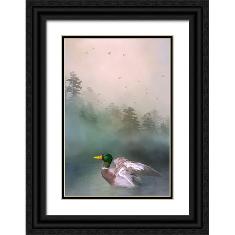 Beauty in the Midst Black Ornate Wood Framed Art Print with Double Matting by Parker, Kelley