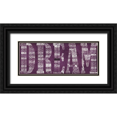 Dream Black Ornate Wood Framed Art Print with Double Matting by Wolk, Lisa