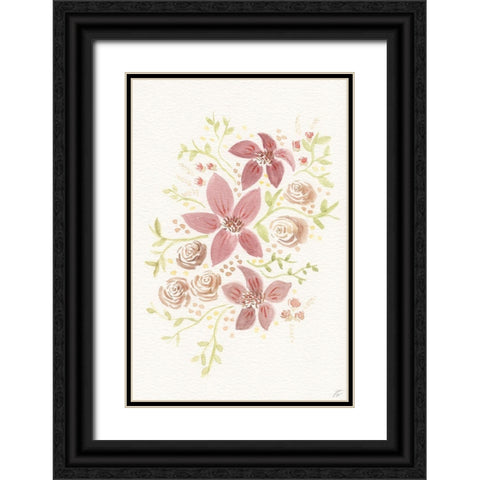 Little Arrangement Black Ornate Wood Framed Art Print with Double Matting by Lee, Judson