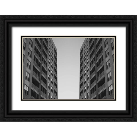 Alley Viewscape Black Ornate Wood Framed Art Print with Double Matting by Lee, Judson