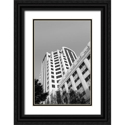 Look Tall Black Ornate Wood Framed Art Print with Double Matting by Lee, Judson