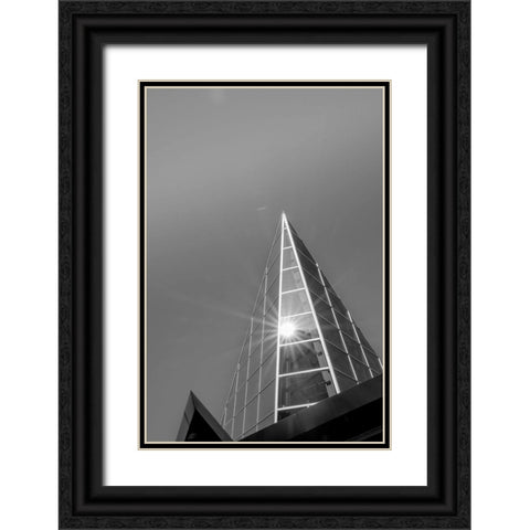Look Tall III Black Ornate Wood Framed Art Print with Double Matting by Lee, Judson
