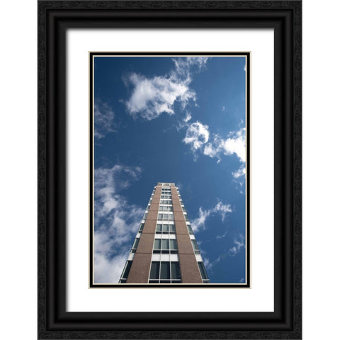 Look Tall Tower Black Ornate Wood Framed Art Print with Double Matting by Lee, Judson
