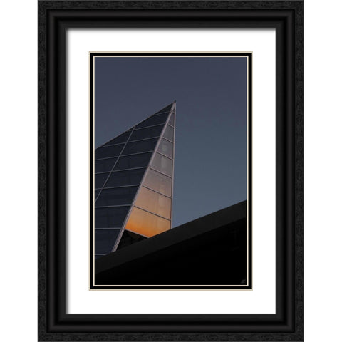 Sunrise Reflection Black Ornate Wood Framed Art Print with Double Matting by Lee, Judson