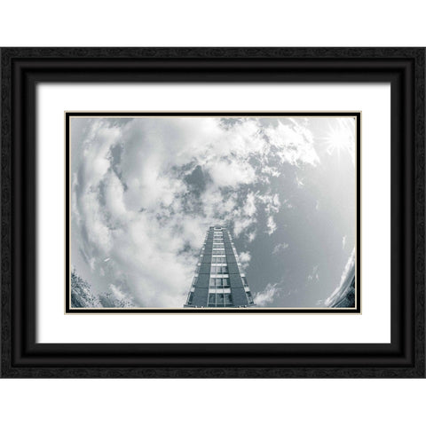 Tower in the Sky Black Ornate Wood Framed Art Print with Double Matting by Lee, Judson