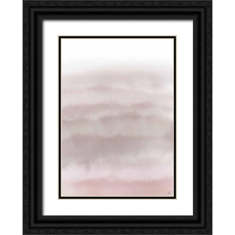 Pink Pastels Black Ornate Wood Framed Art Print with Double Matting by Lee, Judson