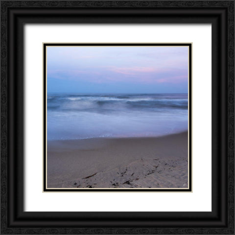 Washy Beach Black Ornate Wood Framed Art Print with Double Matting by Lee, Judson