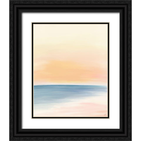 Soft Sunset Black Ornate Wood Framed Art Print with Double Matting by Lee, Judson