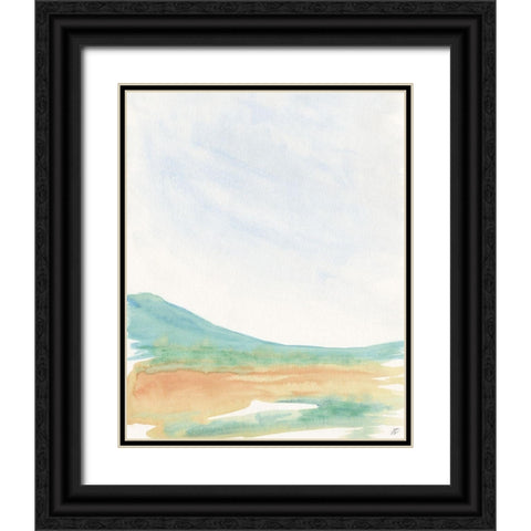 Green Grass Black Ornate Wood Framed Art Print with Double Matting by Lee, Judson