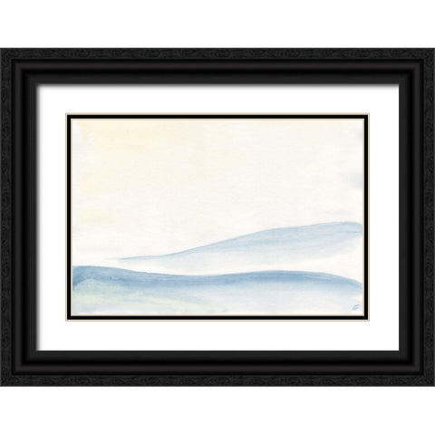 Two Soft Hills Black Ornate Wood Framed Art Print with Double Matting by Lee, Judson