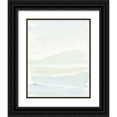 Many Yellow Hills Black Ornate Wood Framed Art Print with Double Matting by Lee, Judson