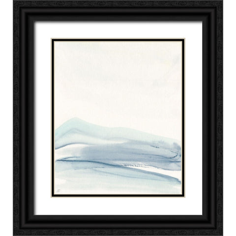 Sloped Soft Hills Black Ornate Wood Framed Art Print with Double Matting by Lee, Judson