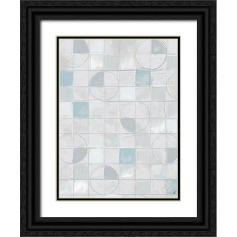 Circle Gets the Square II Black Ornate Wood Framed Art Print with Double Matting by Lee, Judson