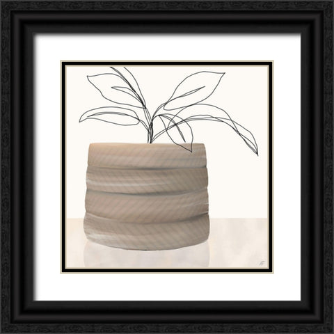 Pot Reflection Black Ornate Wood Framed Art Print with Double Matting by Lee, Judson