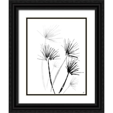 Palm Twigs Black Ornate Wood Framed Art Print with Double Matting by Lee, Judson