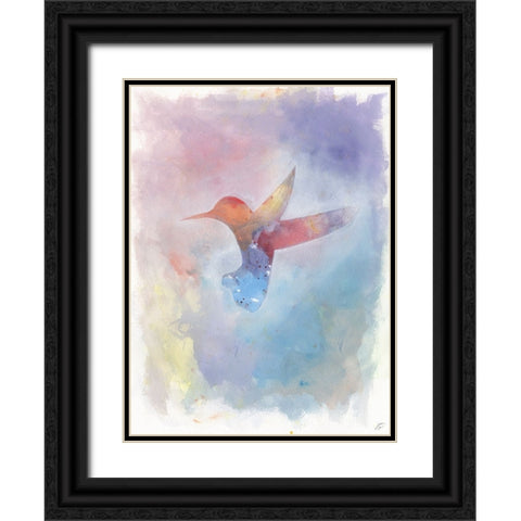 Hummingbird II Black Ornate Wood Framed Art Print with Double Matting by Lee, Judson