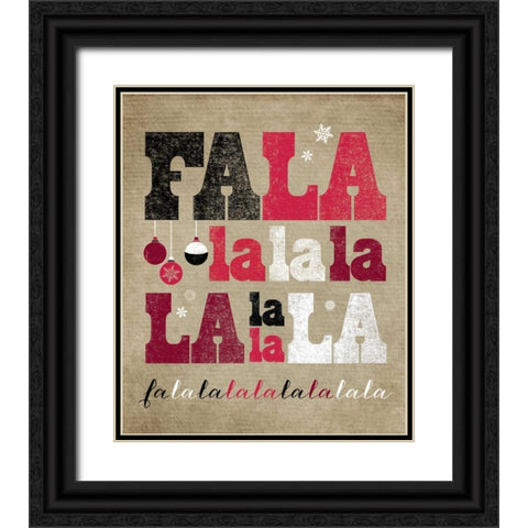 Falala Black Ornate Wood Framed Art Print with Double Matting by Longfellow Designs