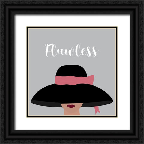 Flawless Black Ornate Wood Framed Art Print with Double Matting by Singleton, Ashley