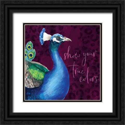 True Colors Black Ornate Wood Framed Art Print with Double Matting by ND Art