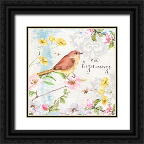 New Beginnings Black Ornate Wood Framed Art Print with Double Matting by ND Art