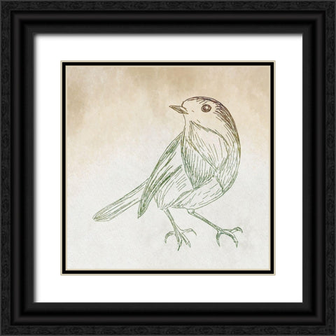 Braids and Bunches II Black Ornate Wood Framed Art Print with Double Matting by ND Art