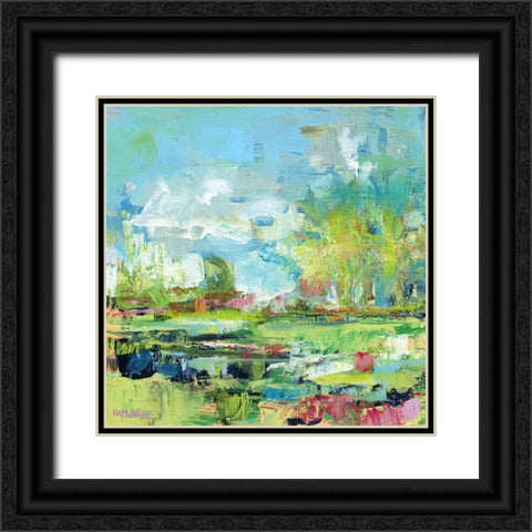 Summer Coast Black Ornate Wood Framed Art Print with Double Matting by Pamela J. Wingard