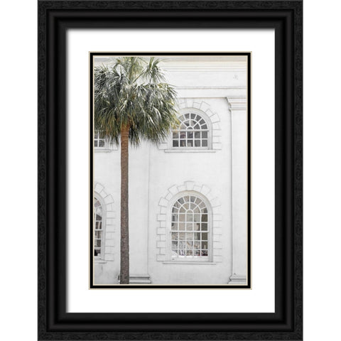 Charleston Elegance II Black Ornate Wood Framed Art Print with Double Matting by Murdock, Ramona