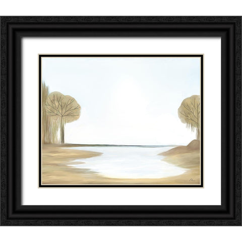 Safe Harbor Black Ornate Wood Framed Art Print with Double Matting by Murdock, Ramona