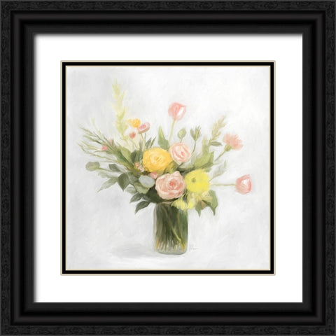 Happiness Black Ornate Wood Framed Art Print with Double Matting by Murdock, Ramona