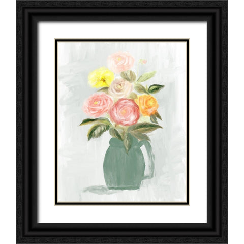 Mixed Garden II Black Ornate Wood Framed Art Print with Double Matting by Murdock, Ramona