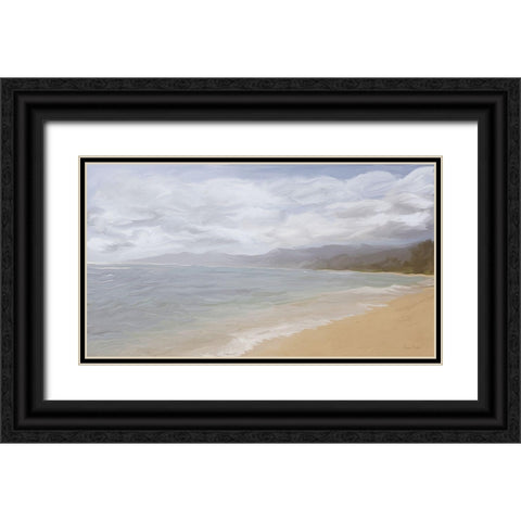 That Beach in Paradise Black Ornate Wood Framed Art Print with Double Matting by Murdock, Ramona