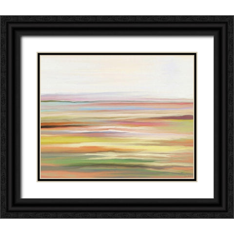 SubStrata III Black Ornate Wood Framed Art Print with Double Matting by Murdock, Ramona