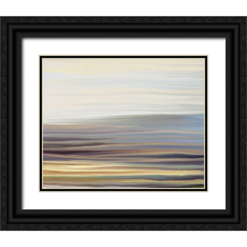 SubStrata II Black Ornate Wood Framed Art Print with Double Matting by Murdock, Ramona