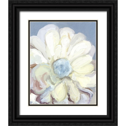 Chunky Floral I Black Ornate Wood Framed Art Print with Double Matting by Murdock, Ramona
