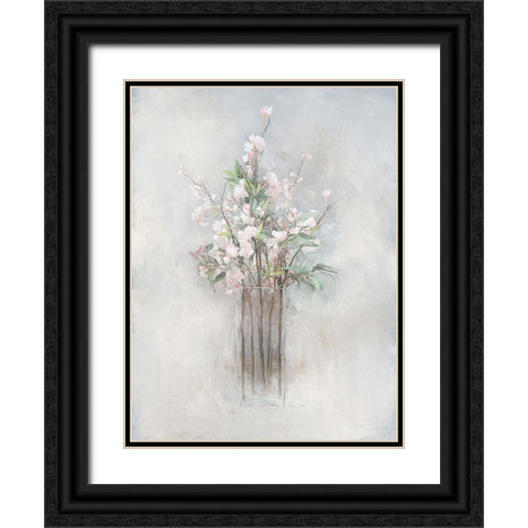 Spring Branches II Black Ornate Wood Framed Art Print with Double Matting by Murdock, Ramona
