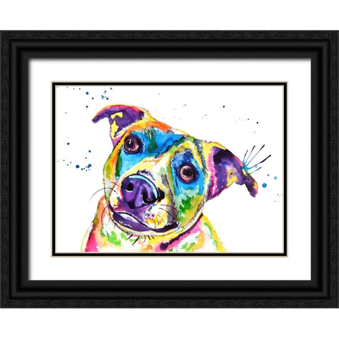 Australian Cattle Dog Black Ornate Wood Framed Art Print with Double Matting by Seeley, Jenn