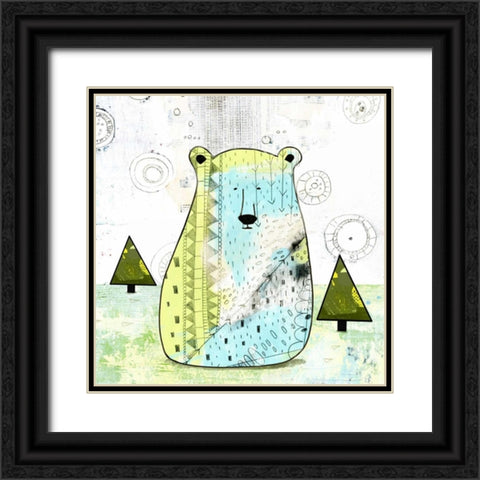 Bear I Black Ornate Wood Framed Art Print with Double Matting by Ogren, Sarah
