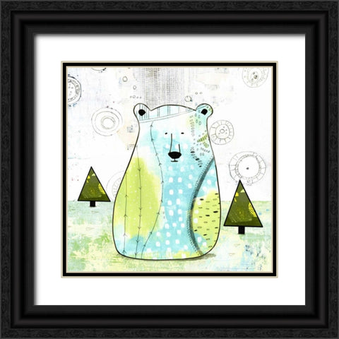 Bear II Black Ornate Wood Framed Art Print with Double Matting by Ogren, Sarah