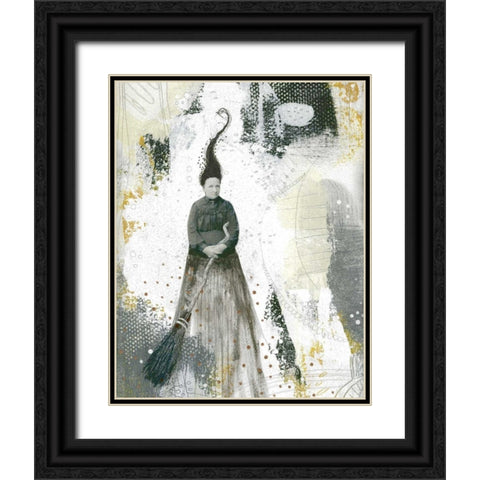 Witch I Black Ornate Wood Framed Art Print with Double Matting by Ogren, Sarah